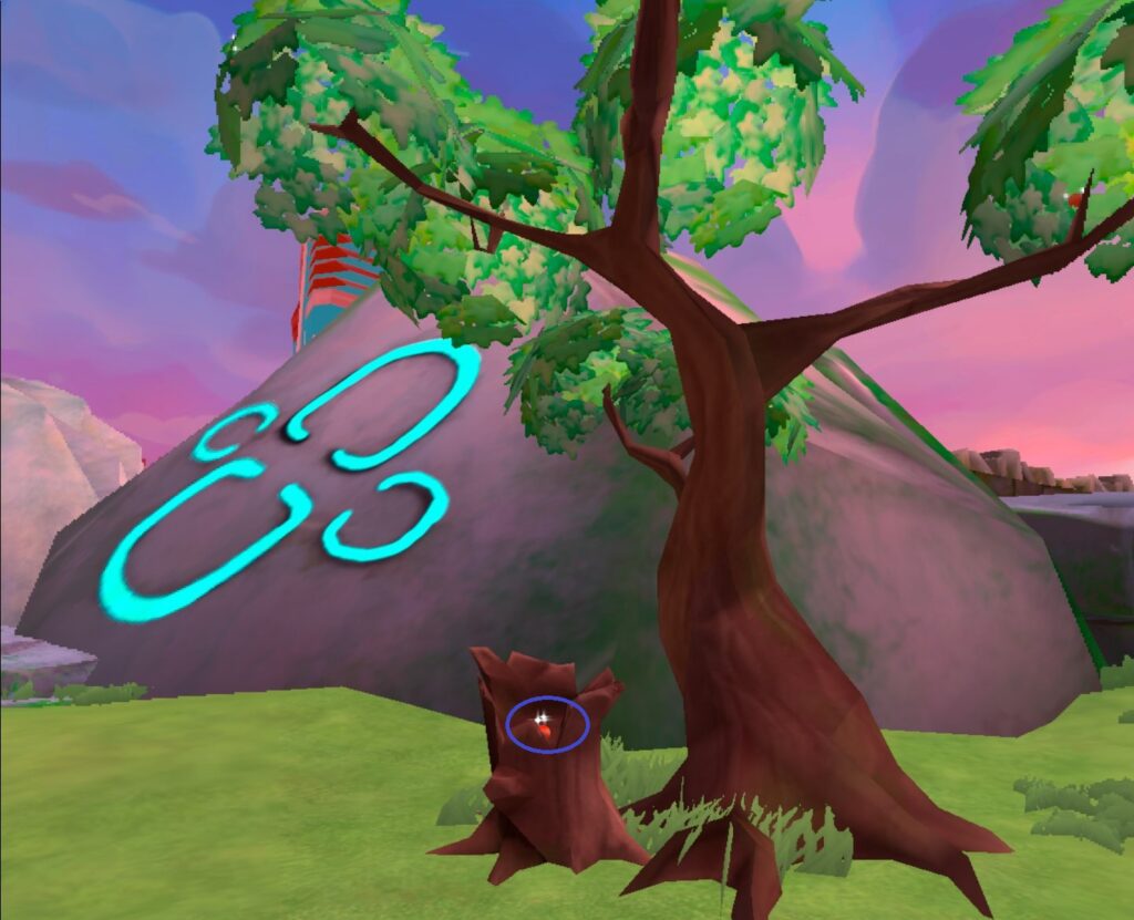 Orange tree close to the city