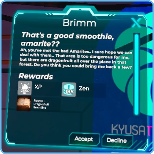 That’s a good smoothie, amarite