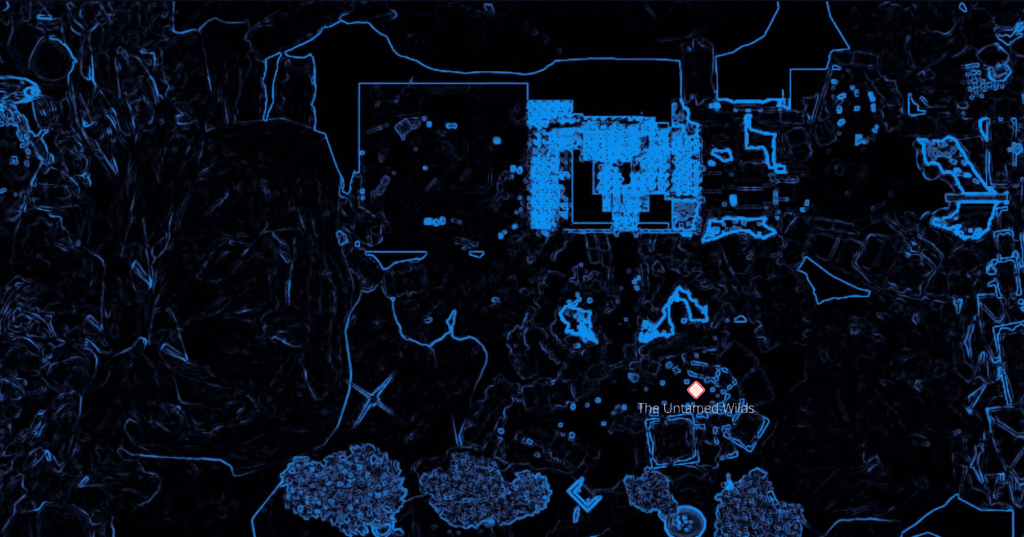 Obsidian Fortress - The Untamed Wilds - Map