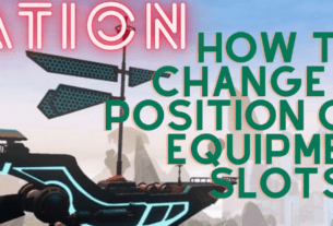 Guide - How to change the position of the equipment slots
