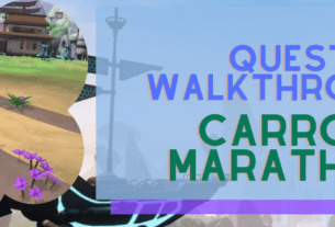 Quest Walkthrough - Carrot Marathon